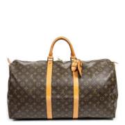 Pre-owned Canvas travel-bags Louis Vuitton Vintage , Brown , Dames