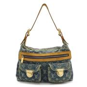 Pre-owned Canvas shoulder-bags Louis Vuitton Vintage , Blue , Dames