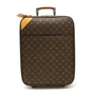 Pre-owned Canvas travel-bags Louis Vuitton Vintage , Brown , Dames