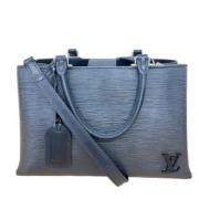 Pre-owned Leather handbags Louis Vuitton Vintage , Black , Dames