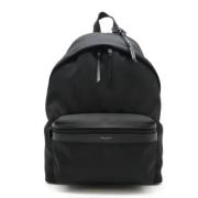 Pre-owned Canvas backpacks Yves Saint Laurent Vintage , Black , Dames