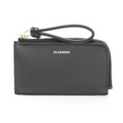 Pre-owned Leather wallets Jil Sander Pre-owned , Black , Dames