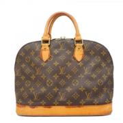 Pre-owned Fabric handbags Louis Vuitton Vintage , Brown , Dames