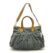 Pre-owned Denim louis-vuitton-bags Louis Vuitton Vintage , Blue , Dame...