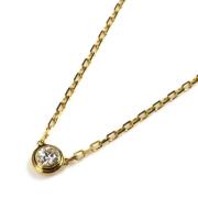 Pre-owned Metal necklaces Cartier Vintage , Yellow , Dames