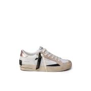 Leren Sneakers met Contrasterende Hiel Crime London , Multicolor , Dam...