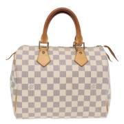 Pre-owned Canvas louis-vuitton-bags Louis Vuitton Vintage , Beige , Da...