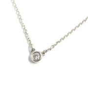 Pre-owned Metal necklaces Tiffany & Co. Pre-owned , Gray , Dames