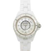 Pre-owned Glass watches Chanel Vintage , White , Dames