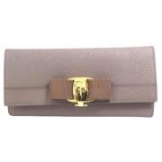 Pre-owned Leather wallets Salvatore Ferragamo Pre-owned , Brown , Dame...