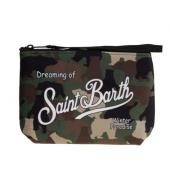 Neopreen clutch met print en rits MC2 Saint Barth , Multicolor , Dames