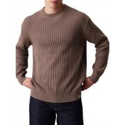 Relaxed Lineaire Ribtrui Calvin Klein , Brown , Heren