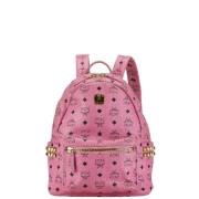 Pre-owned Canvas backpacks MCM Pre-owned , Pink , Dames