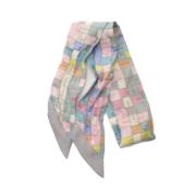 Pre-owned Silk scarves Hermès Vintage , Multicolor , Dames