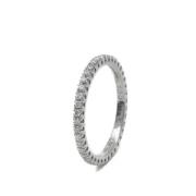 Pre-owned White Gold rings Gucci Vintage , Gray , Dames