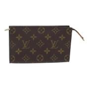 Pre-owned Canvas pouches Louis Vuitton Vintage , Brown , Dames