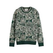 Stijlvolle Sweater voor Mannen Scotch & Soda , Green , Heren