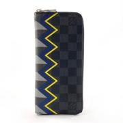 Pre-owned Canvas wallets Louis Vuitton Vintage , Black , Heren