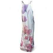 Mesh Maxi Jurk Origineel Roze Ana Alcazar , Multicolor , Dames