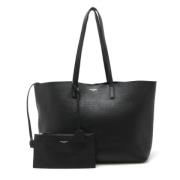 Pre-owned Leather shoulder-bags Yves Saint Laurent Vintage , Black , D...