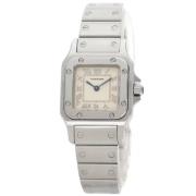 Pre-owned Glass watches Cartier Vintage , Gray , Dames