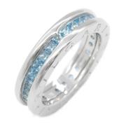 Pre-owned White Gold rings Bvlgari Vintage , Blue , Dames