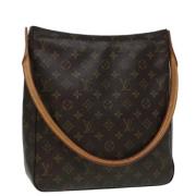 Pre-owned Canvas louis-vuitton-bags Louis Vuitton Vintage , Brown , Da...