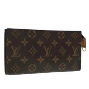 Pre-owned Canvas pouches Louis Vuitton Vintage , Brown , Dames