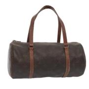 Pre-owned Canvas handbags Louis Vuitton Vintage , Brown , Dames