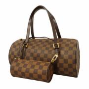 Pre-owned Fabric handbags Louis Vuitton Vintage , Brown , Dames