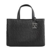 Zwarte Winkel Tas Armani Exchange , Black , Dames