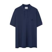 Geborduurd Navy Polo Shirt Isabel Marant , Blue , Heren