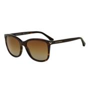 Verhoog je stijl met Ea4060 5026T5 zonnebril Emporio Armani , Brown , ...