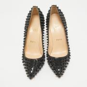 Pre-owned Fabric heels Christian Louboutin Pre-owned , Black , Dames