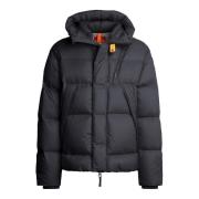 Wolken donsjack met capuchon Parajumpers , Black , Heren