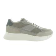 Taupe Nubuck Jet Runner Schoenen Filling Pieces , Gray , Heren