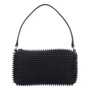 Zwarte handtas met rubberen spikes Alexander Wang , Black , Dames