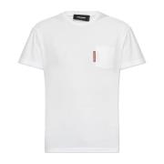 T-shirt met print Dsquared2 , White , Dames