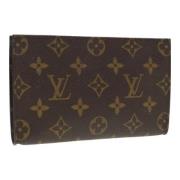 Pre-owned Canvas pouches Louis Vuitton Vintage , Brown , Dames