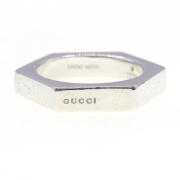 Pre-owned Silver rings Gucci Vintage , Gray , Dames