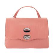 Stijlvolle Leren Tas Zanellato , Pink , Dames