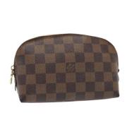 Pre-owned Canvas pouches Louis Vuitton Vintage , Brown , Dames