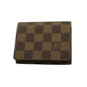 Pre-owned Canvas wallets Louis Vuitton Vintage , Brown , Dames