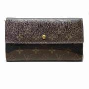 Pre-owned Canvas wallets Louis Vuitton Vintage , Brown , Heren