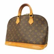 Pre-owned Fabric handbags Louis Vuitton Vintage , Brown , Dames