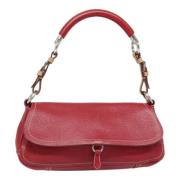 Pre-owned Leather prada-bags Prada Vintage , Red , Dames