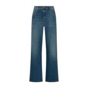 Laagbouw wijde pijp jeans Cycle , Blue , Dames