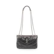 Pre-owned Leather shoulder-bags Yves Saint Laurent Vintage , Black , D...