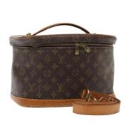 Pre-owned Canvas handbags Louis Vuitton Vintage , Brown , Dames