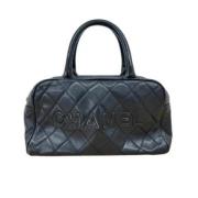 Pre-owned Leather handbags Chanel Vintage , Black , Dames